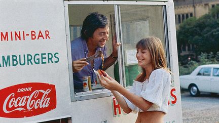 Serge Gainsbourg et Jane Birkin. "Hot-Dog", Oxford 1969. 30 x 40 cm. 3/5 (ANDREW BIRKIN, COURTESY GALERIE DE L'INSTANT, PARIS)