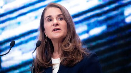 Melinda Gates lors des "Rendez-vous de Bercy", à Paris le 22 janvier 2019 (CHRISTOPHE MORIN / MAXPPP)