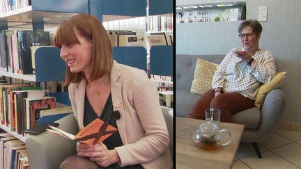 La bibliothèque de Douai proposent des "lectures-surprises" par téléphone. (Fabien Garreau / France 3)