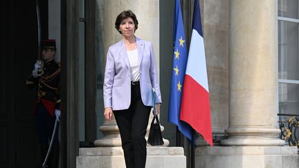 La ministre des Affaires étrangères Catherine Colonna, le 21 juillet 2023. (BERTRAND GUAY / AFP)