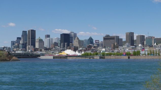 &nbsp; (La skyline de l'île de Montréal vue depuis l'île Sainte-Hélène © E Langlois)