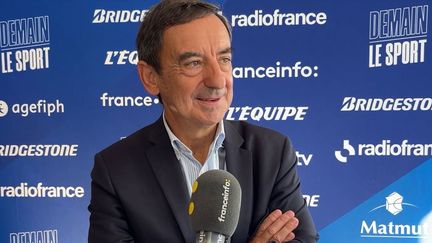 Pierre Fillon, président de l’Automobile Club de l’Ouest, était l'invité jeudi 22 septembre du festival "Demain Le Sport", organisé par franceinfo, avec France Télévisions et L'Equipe, à la Maison de la Radio et de la Musique. (FR2ANCEINFO / RADIO FRANCE)