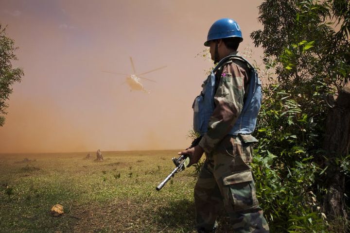 Un ministre congolais atterrit sous escorte des Nations unies pour entamer des pourparlers avec des groupes rebelles (photo prise en 2014). (United Nations/Flickr, CC BY-NC-ND)