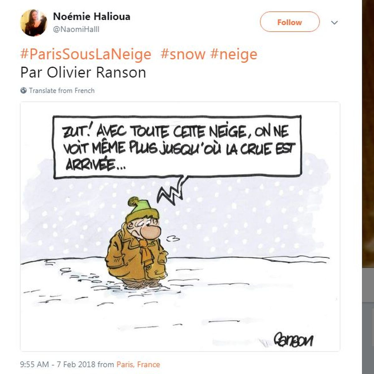 En Images Les Tweets Qui Nous Ont Fait Rire Sur La Neige En Ile De France