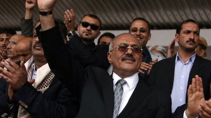 Ali Abdallah Saleh est président du Yémen depuis 1978. (AFP - Mohammed Huwais)