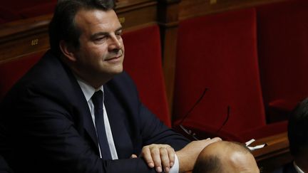 Le député des Hauts-de-Seine Thierry Solère, le 17 octobre 2017 à l'Assemblée nationale. (PATRICK KOVARIK / AFP)