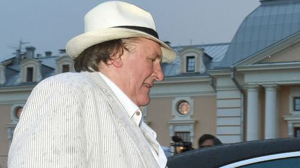 Gérard Depardieu à Saint-Pétersbourg le 23 juillet 2015
 (Marcus Brandt / DPA / AFP)