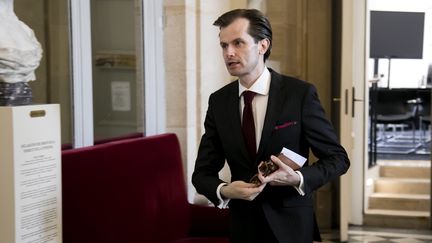 Le député LR Guillaume Larrivé, à l'Assemblée nationale, le 30 mai 2018. (MAXPPP)