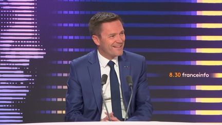 David Lappartient, président du CNOSF et de l'UCI, sur franceinfo, le 22 juillet 2024. (FRANCEINFO / RADIO FRANCE)