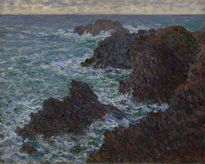 Claude Monet, "Les rochers de Belle-Île, la Côte sauvage", 1886, Paris, musée d’Orsay (© RMN-Grand Palais (musée d’Orsay) / Adrien Didierjean)