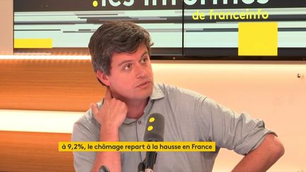 Gaspard Koenig, philosophe, enseignant à Sciences Po, était invité des "Informés de franceinfo" (FRANCEINFO / RADIOFRANCE)