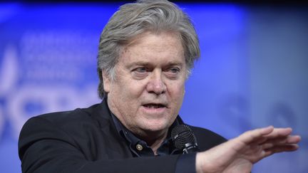 Steve Bannon, au National Harbor, dans le Maryland, le 23 février 2017. (MIKE THEILER / AFP)