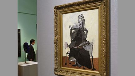 &quot;Femme assise&quot; de Pablo Picasso
 (Remy de la Mauvinière. AP/SIPA)