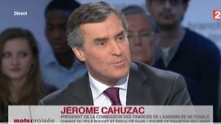 Jérôme Cahuzac, lundi 27 février, dans Mots Croisés (DR)