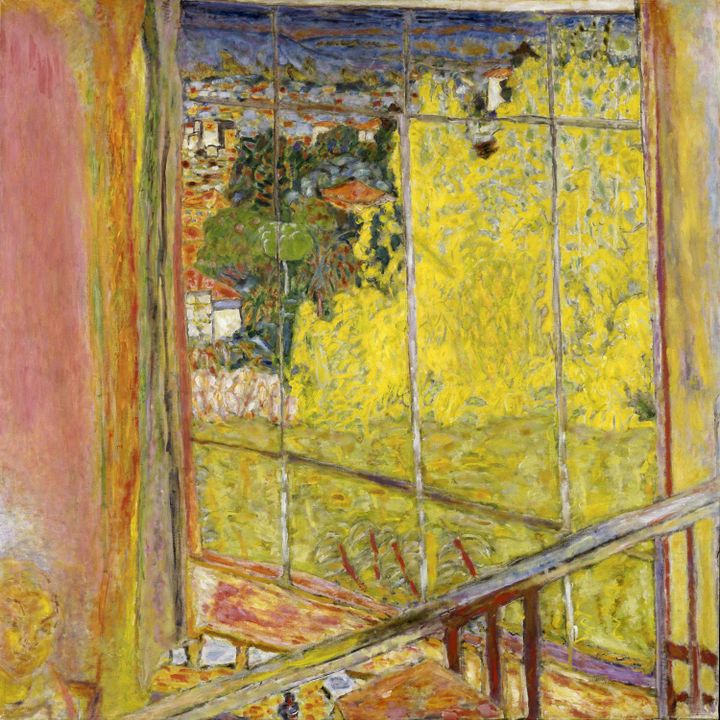 Pierre Bonnard, "L'atelier au mimosa", 1939-1946, Paris Centre Pompidou, Musée national d'art moderne, acquis en 1979
 (Centre Pompidou, MNAM-CCI, dist RMN-Grand Palais / Philippe Migeat © ADAGP, Paris 2015)