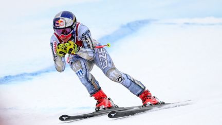 Ester Ledecka lors de la descente de Lake Louise au Canada, le 4 décembre 2021. (DPPI via AFP)