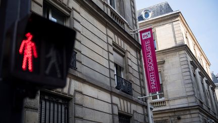 Le siège du Parti socialiste, le 20 septembre 2017, rue de Solférino, à Paris. (MARTIN BUREAU / AFP)