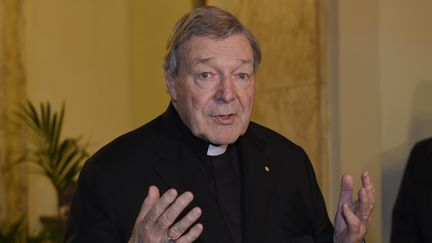 Le cardinal George Pell, à Rome (Italie), le 3 mars 2016. (ANDREAS SOLARO / AFP)