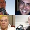 Captures d'&eacute;cran de vid&eacute;os post&eacute;s sur YouTube par des criminels. (De G &agrave; D)&nbsp;Matti Juhani Saari, Michael Colin Nodianos, Luka Magnotta et&nbsp;Dillon Cossey. (FRANCETV INFO)