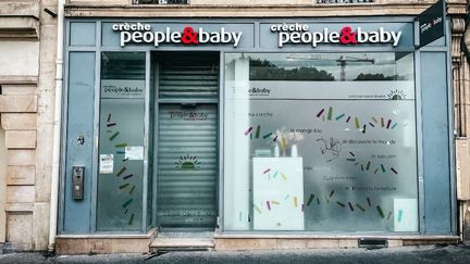 Une crèche du groupe People & Baby à Paris, dans le 10e arrondissement, le 17 septembre 2024. (AMAURY CORNU / HANS LUCAS / AFP)