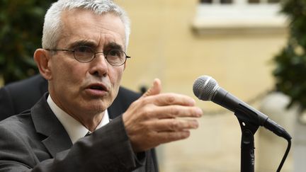 &nbsp;Yves Veyrier, secrétaire général de Force ouvrière à Matignon, le 5 septembre 2019. (BERTRAND GUAY / AFP)