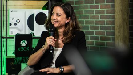 Ina Gelbert, directrice de Xbox France depuis septembre 2019, a évoqué les 20 ans de la marque et son avenir. (MICROSOFT)