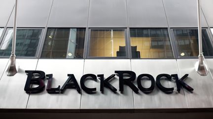 Les bureaux new-yorkais de la société BlackRock, le 12 janvier 2016. (JUSTIN LANE / EPA)