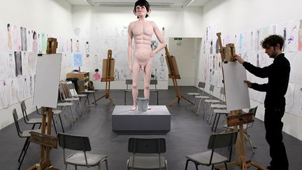 "Life Model" de David Shrigley
 (Peter Muhly / AFP)