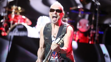 Rudolf Schenker, le guitariste de "Scorpions", au Hellfest 2015
 (PHOTOPQR/LE PARISIEN)