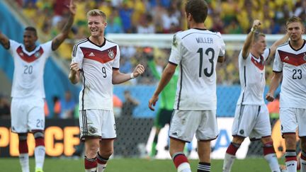 Boateng, Schürrle, Müller, Schweinsteiger et Kramer (PATRIK STOLLARZ / AFP)