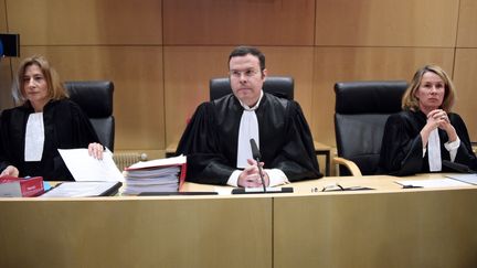 Le pr&eacute;sident du tribunal, Nicolas L&eacute;ger, au palais de justice de Rennes (Ille-et-Vilaine), le 16 mars 2015. (DAMIEN MEYER / AFP)