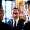 Le président du groupe Les Républicains au Sénat, Bruno Retailleau, à Paris, le 16 novembre 2023. (XOSE BOUZAS / HANS LUCAS / AFP)