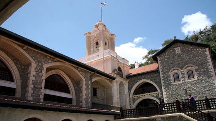 &nbsp; (Le monastere de KYKKOS dans les montagnes du Troodos © Maxppp)