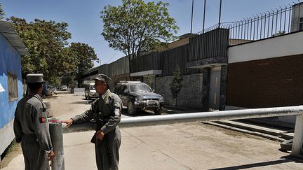 L'ambassade du Danemark à Kaboul (Afghanistan), le 24 avril 2008. (SHAH MARAI / AFP)