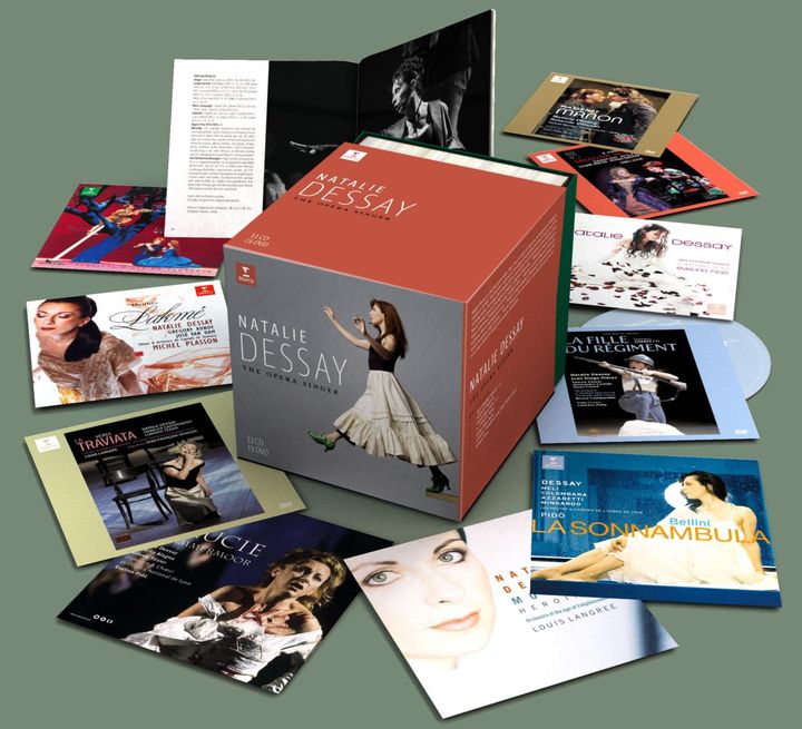 "Natalie Dessay, the opera singer", l'intégrale à l'opéra en 33 CD et 19 DVD.&nbsp; (ERATO/WARNER CLASSICS)