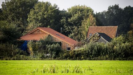 La ferme où vivaient reclus une famille de sept personnes, à Ruinerwold (Pays-Bas), le 16 octobre 2019. (VINCENT JANNINK / ANP MAG)