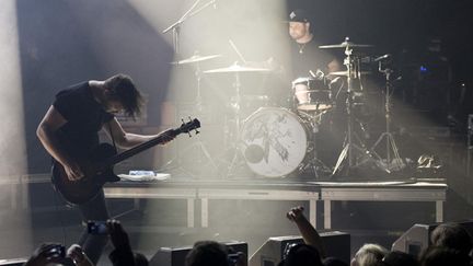 Mike Kerr et Ben Thatcher de Royal Blood à la Cigale le 16 novembre 2014 au festival Les Inrocks Philips.
 (Nathalie Guyon / FTV)