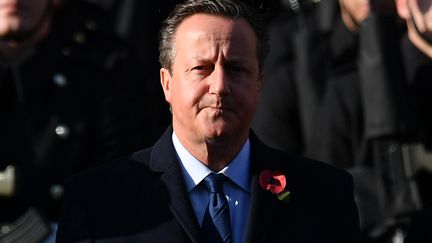 David Cameron, l'homme du Brexit, à Londres (Grande-Bretagne). (DANIEL LEAL-OLIVAS / AFP)