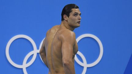 Le nageur français Florent Manaudou lors de la finale du 50 m nage libre aux Jeux olympiques de Rio au Brésil, le 12 août 2016. (CHRISTOPHE SIMON / AFP)