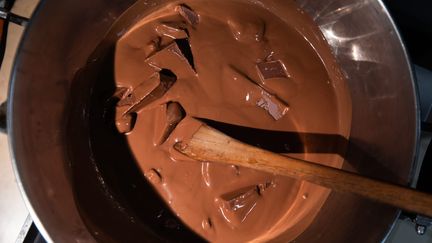 Un cul de poule rempli de chocolat fondu. Photo d'illustration. (ALEXIS SCIARD / MAXPPP)