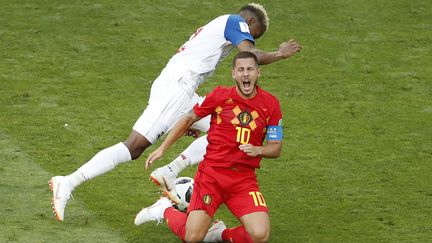 Le Belge Eden Hazard face au Panama le 18 juin 2018 à Sotchi (Russie). (ODD ANDERSEN / AFP)