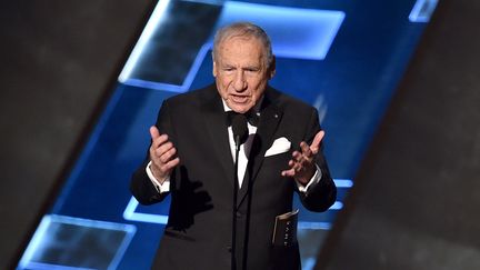 L'acteur/écrivain Mel Brooks lors de la 67e cérémonie annuelle des Primetime Emmy Awards au Microsoft Theatre le 20 septembre 2015 à Los Angeles, Californie. (KEVIN WINTER / GETTY IMAGES NORTH AMERICA)