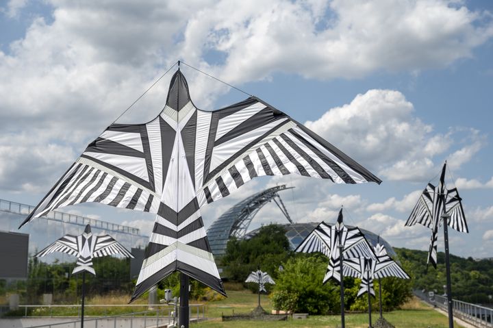 "Skybirds", l'œuvre de Joëlle Allet pour l'exposition "Les Extatiques". (NICOLAS KRIEF)