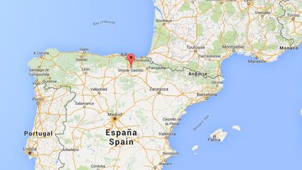La juge a prononcé ces phrases dans un tribunal de Vitoria, au Pays basque, en Espagne. (GOOGLE MAPS)