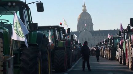 Agriculture : 2 000 tracteurs ont convergé vers Paris (France 2)