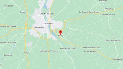 Amilly, dans le Loiret, à côté de Montargis. (GOOGLE MAPS)