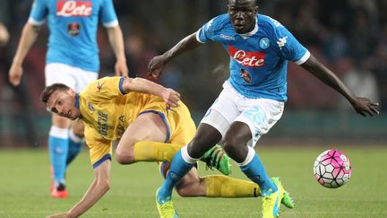 Le défenseur de Naples Kalidou Koulibaly (CARLO HERMANN / AFP)