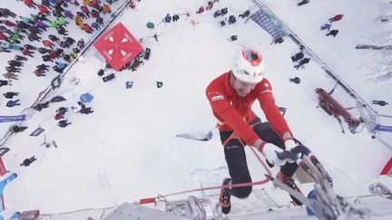 La manche française du championnat du monde d'escalade sur glace a eu lieu à Champagny-en-Vanoise, en Savoie, durant le week-end des samedi 21 et dimanche 22 janvier. Le Français Louna Ladevant y a remporté deux titres, comme l'explique le journaliste Samuel Ollivier, présent sur le plateau du 8 Heures, lundi.