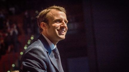 Le ministre de l'Economie Emmanuel Macron, lors du 69e Congr&egrave;s de l'Ordre des experts-comptables, le 9 octobre 2014 &agrave; Lyon (Rh&ocirc;ne). (CITIZENSIDE / NICOLAS LIPONNE / AFP)