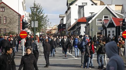 A Reykjavif, la capitale du pays.  (CHRIS MELLOR / GETTY IMAGES)